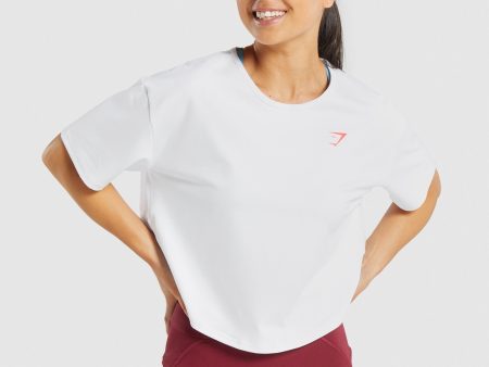 Gymshark Pulse T-Shirt - White Online Hot Sale