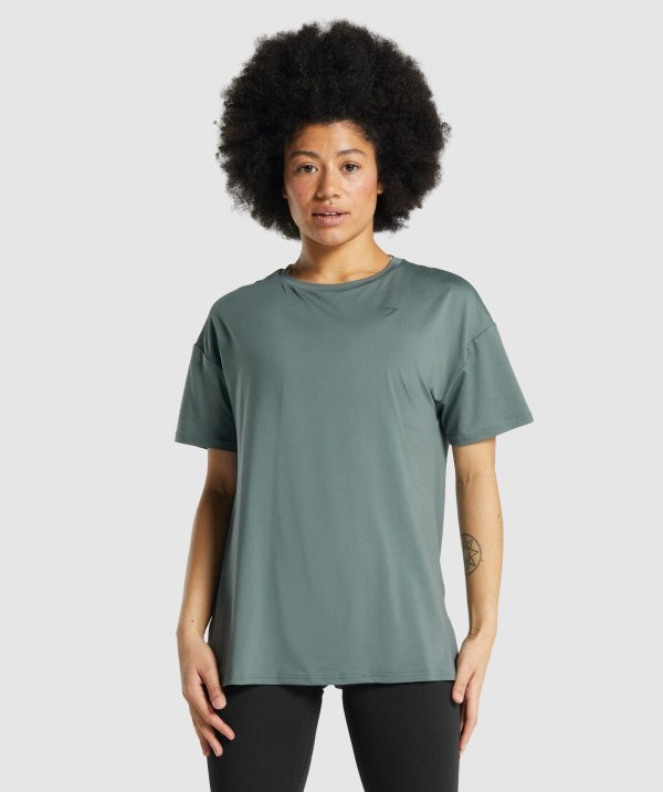 Gymshark Whitney Oversized T-Shirt - Eucalyptus Supply