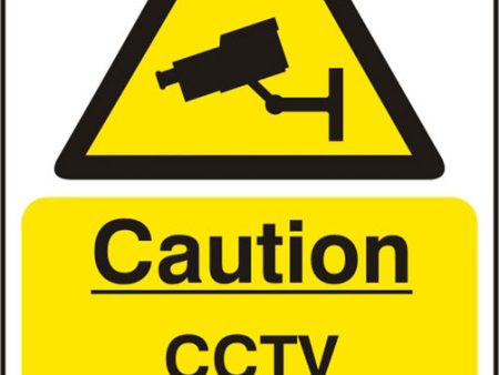 WARNING CCTV SAV  (PK5) 200MM X 300MM Online