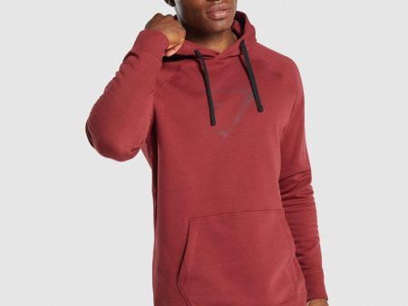 Gymshark Sharkhead Infill Hoodie - Burgundy Online now