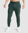 Gymshark Crest Joggers - Dark Green Hot on Sale