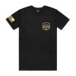 CONQUER CREST TEE - BLACK Sale