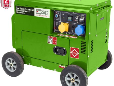 SIP MEDUSA T5500 Silenced Diesel Generator Online