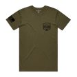 CONQUER CREST TEE - COLORS on Sale