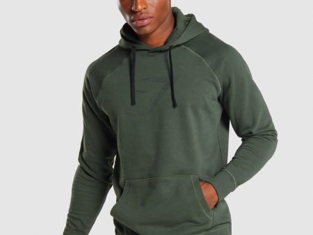 Gymshark Sharkhead Infill Hoodie - Dark Green Hot on Sale