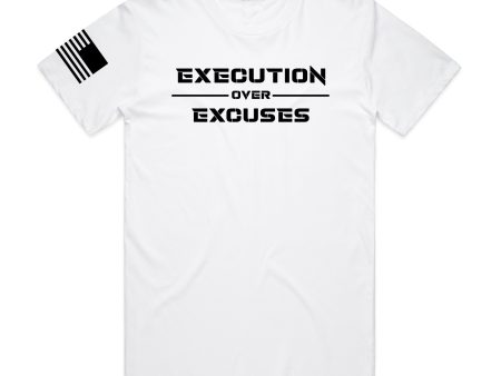 Execution Over Excuses Tee 2.0 - White Online now