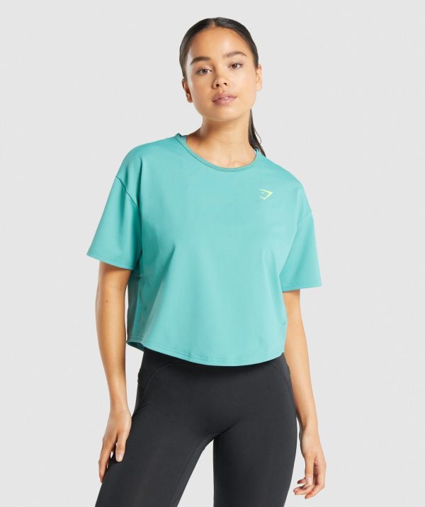 Gymshark Pulse T-Shirt - Teal Fashion