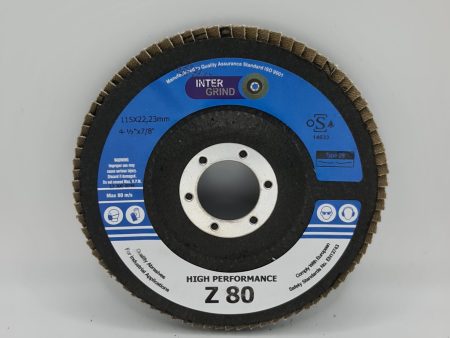 International Abrasives Flap Disc 4.5   x 80G Hot on Sale