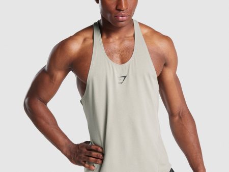 Gymshark Bold Stringer - Grey Online Sale