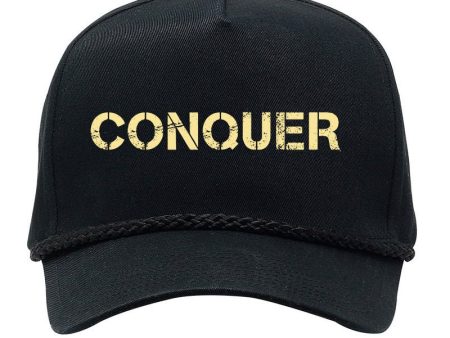 Conquer Snapback - Black Online Sale