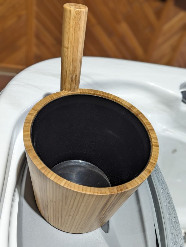 Hand crafted bamboo sauna bucket Online Hot Sale