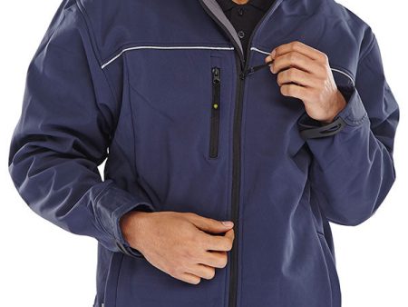 SOFT SHELL JACKET NAVY Online Sale