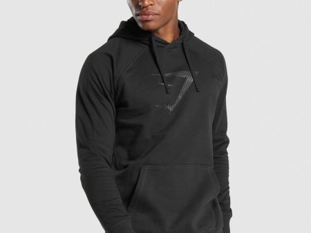 Gymshark Sharkhead Infill Hoodie - Black Fashion