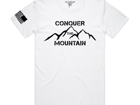 CONQUER MAIN TEE - WHITE Hot on Sale