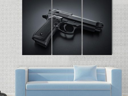 Automatic Gun Canvas Wall Art Hot on Sale