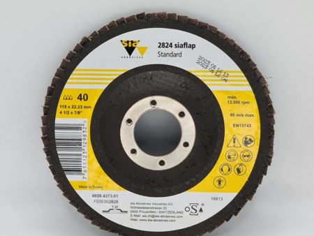 SIA FLAP DISC 4.5   X 40G Supply