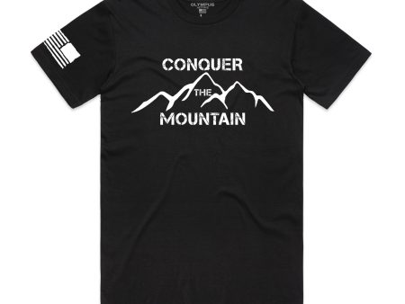 CONQUER MAIN TEE - BLACK Sale