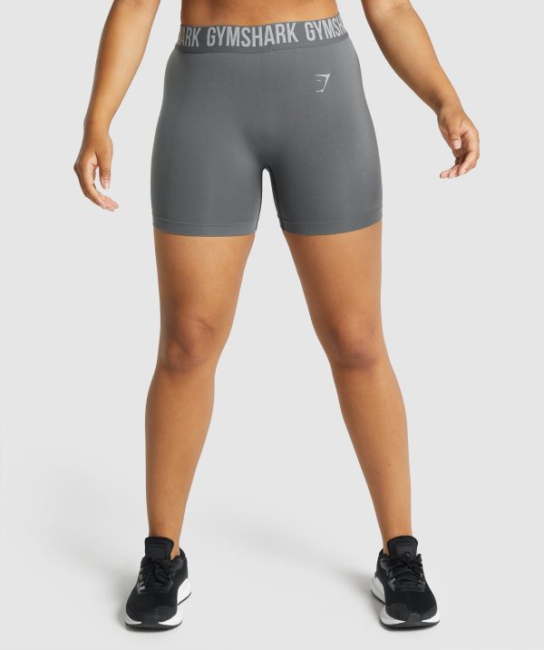 Gymshark Fit Seamless Shorts - Charcoal Discount