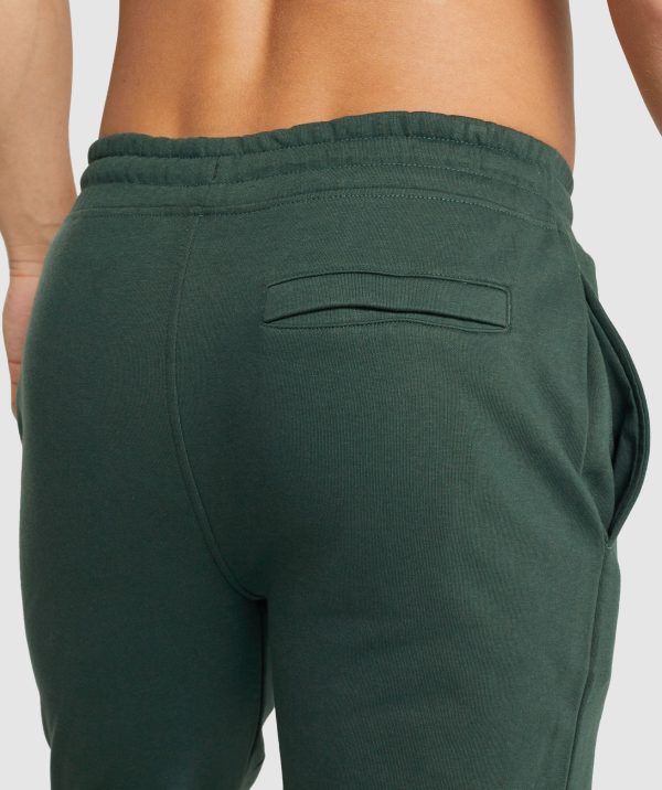 Gymshark Crest Joggers - Dark Green Hot on Sale