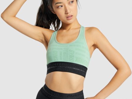 Gymshark Vision Sports Bra - Green For Discount