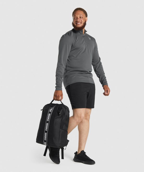 Gymshark Taped Backpack - Black Discount