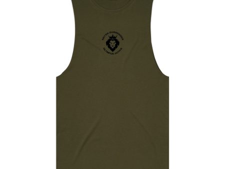 Never Surrender Crest Muscle Tank Hot on Sale