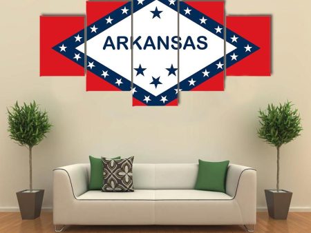 Arkansas State Flag Canvas Wall Art Online