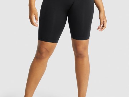 Gymshark Fit Seamless Cycling Shorts - Black on Sale